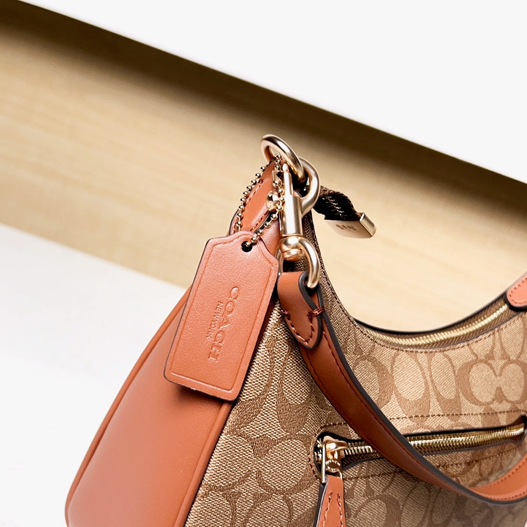 Coach Bag Teri Sholder Bag Brown